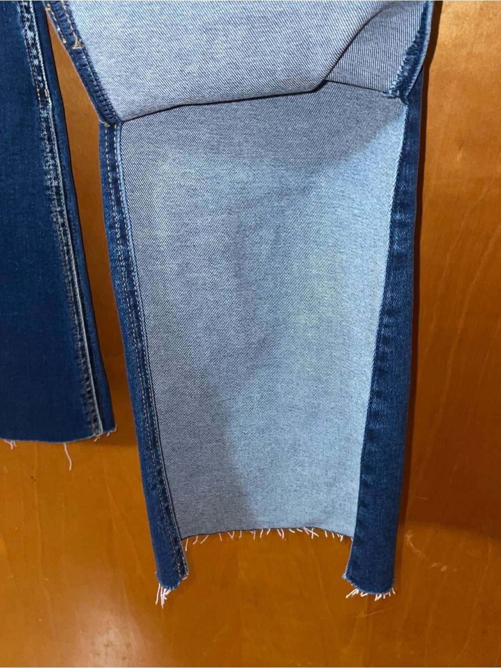 Zenana Outfitters Dark Blue Flared Wide Leg Jeans Sz.27 - Picture 4 of 6